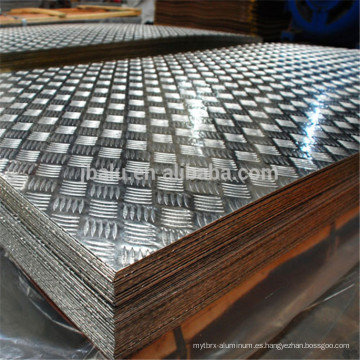 1100 5052 5083 placa de aluminio a cuadros para construcción Guardabarros de vehículos